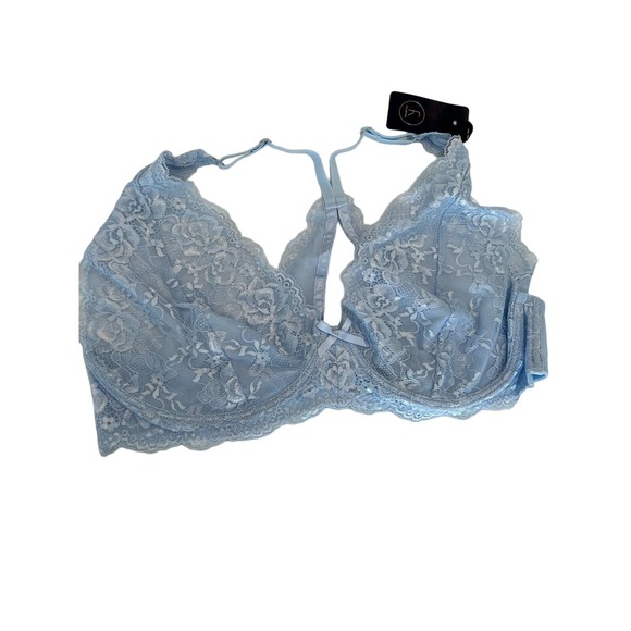 Fox & Royal Women’s Blue Bralette - Size M Plus * W1324 - Picture 2 of 4